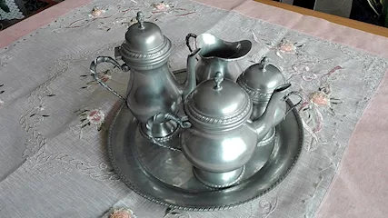 Servizio latte/the/caffè in peltro - Foto 3