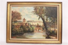 Quadro olio su tela,