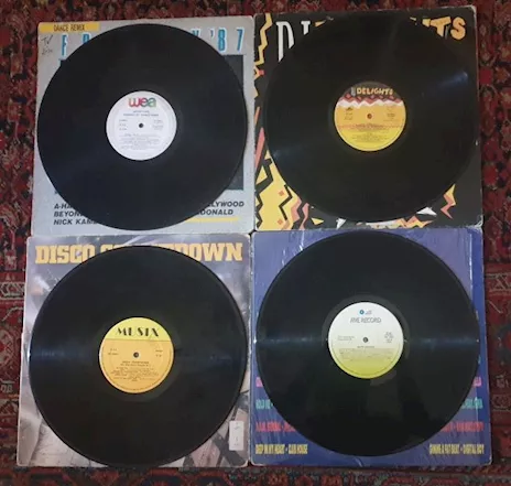 Lotto 4 vinili 33 giri Freeway '87 DJ Delights Hits on Five