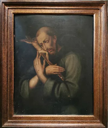 Dipinto su tavola raffigurante San Francesco