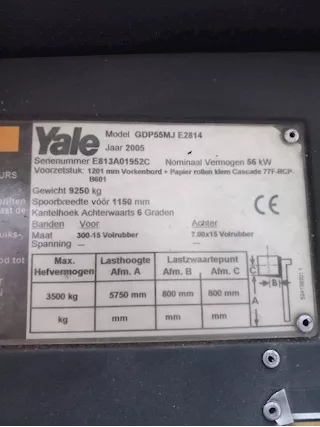 Muletto elevatore Yale diesel, prezzo affare - Foto 2