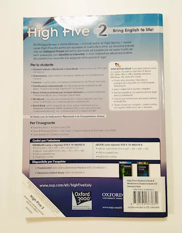 High five 2: SB amp;WB amp; Student's Audio CD - Lingua inglese - Foto 2