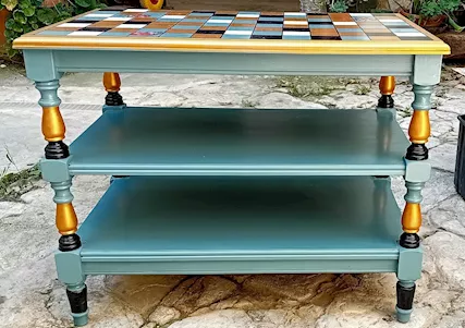 Tavolo Coccinelle - restaurato, pittura a mano, restyling - Foto 3