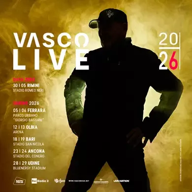 3 biglietti Vasco Live 12/06/2026 Olbia