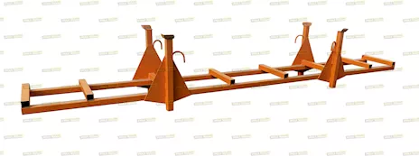 Pallet porta barre