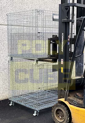 Ceste in filo zincato abbattibili usate, in ottime condizioni - Foto 2
