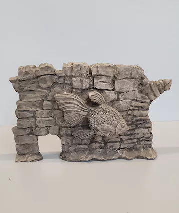 Ornamento in pietra per acquario