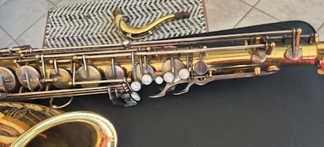 SELMER Paris MARK 6 Sax Tenore Vintage del 1975, modello che, in ottime condizioni - Anteprima 6