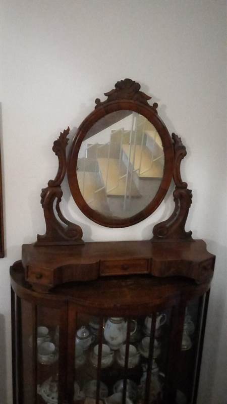 Specchiera - Toilette da Comò Antica Epoca ‘800, in legno