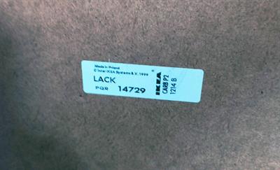 Tavolino Nero Ikea in legno compensato - Foto 4