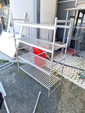Scaffale Hupfer in alluminio usato