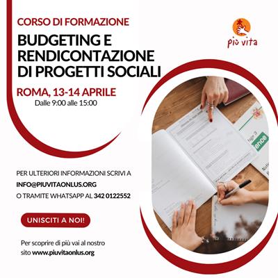 Corso di Formazione in Rendicontazione e Budgeting