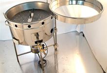 Cuoci castagne inox a gas