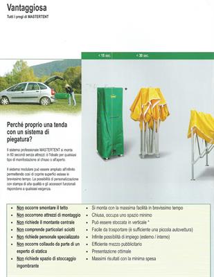 Il gazebo è di colore verde è completo