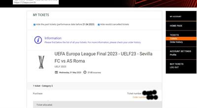 Finale Coppa Uefa 2023