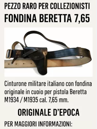 Fondina militare originale per Beretta 7,65 (M