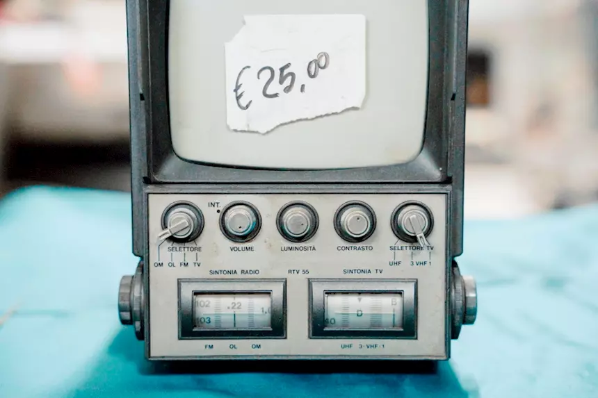 Foto 4Mini TV Radio d’Epoca RTV 55 Anni ’70 - 24630, tipologia Portatile