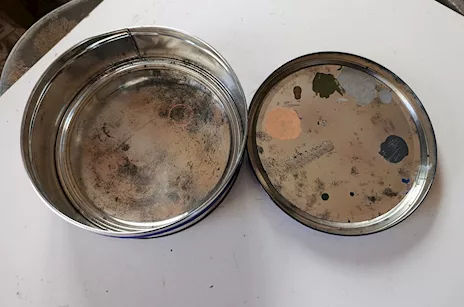 Scatola in latta per biscotti anni 70, prezzo trattabile - Foto 4