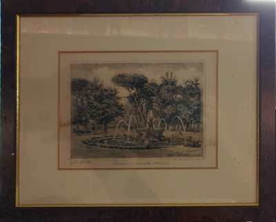 Quadro antico grafica Roma 1900