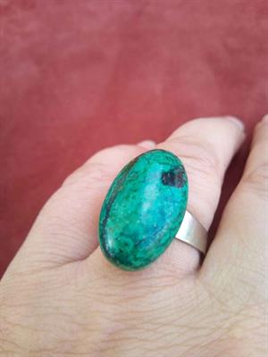 Orecchini e anello in malachite - Foto 3