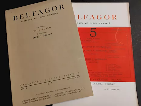 Rivista Belfagor - rassegna di varia umanità