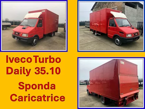 Iveco Turbo Daily 35.10 sponda caricatrice posteriore a battente