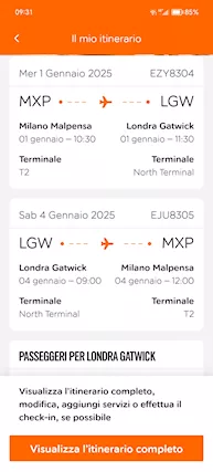 Vendita biglietti aerei Malpensa Londra