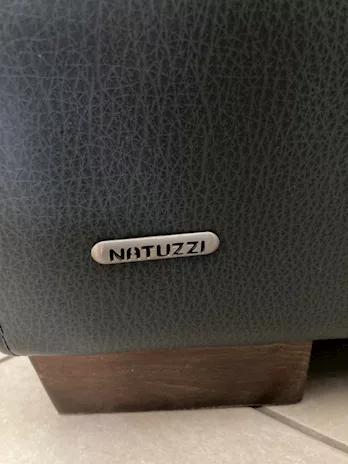 Divano Pelle Natuzzi, colore Nero, in legno - Foto 3