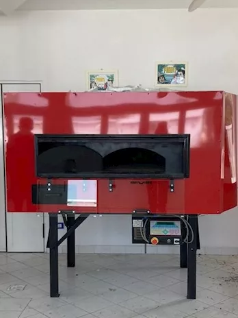 Forno pizza rotante legna 10 pizze