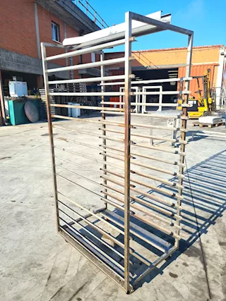 Portateglie carrellato per forno rotor usato