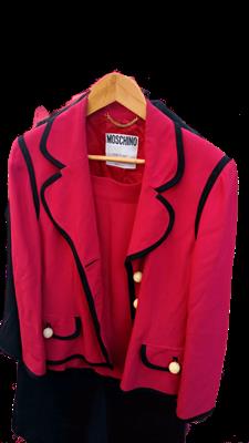 Completo Moschino Vintage Rosso e Nero, colore ROSSO NERO, come nuovo - Foto 6