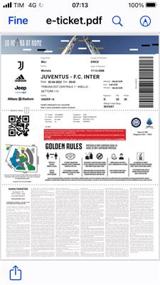 Biglietti Juve Inter