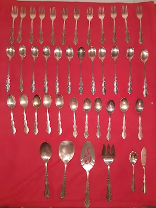 Servizio 41 Posate Vintage SilverPlated WM Rogers MFG.CO USA