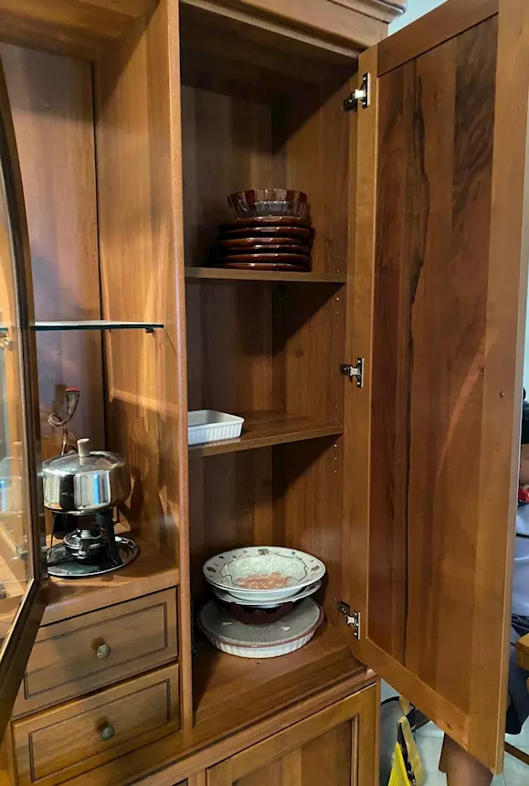 Mobile a parete per salotto in legno massello - Foto 4