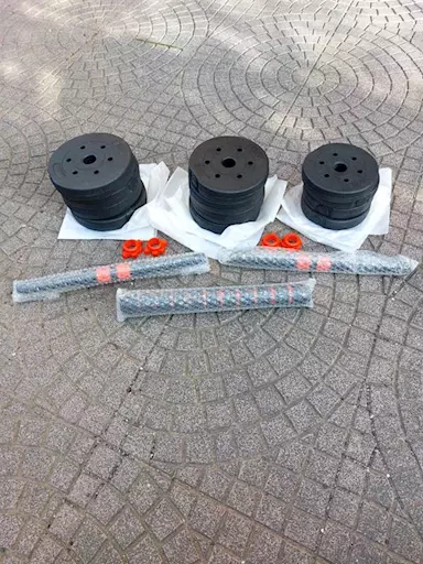 Set manubri da palestra 3 in 1