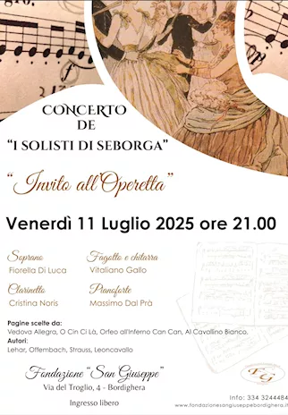 Fondazione S. Giuseppe Bordighera Invito all'Operetta - Foto 2