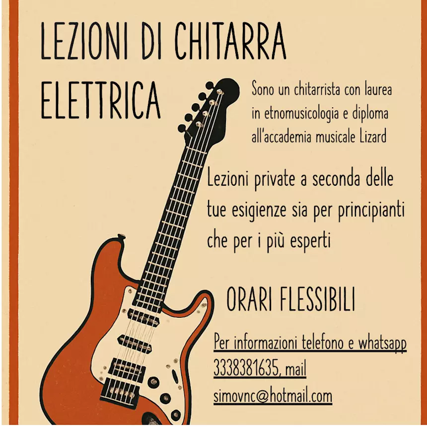 Lezione di chitarra per livello intermedio