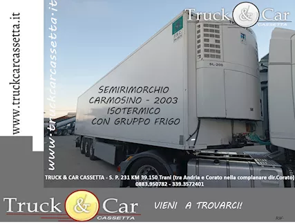 Semirimorchio Carmosino Anhanger - isotermico + frigo 2003