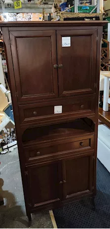 Armadio Dispensa in Legno Noce - 25065