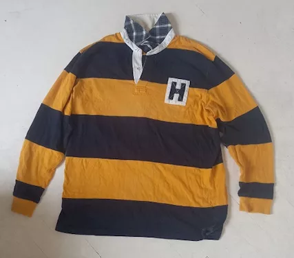 Felpa Tommy Hilfiger stile Rugby - Taglia XL