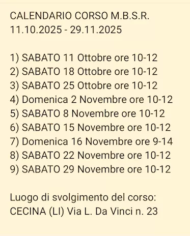 CORSO DI MEDITAZIONE MINDFULNESS M.B.S.R - Foto 3