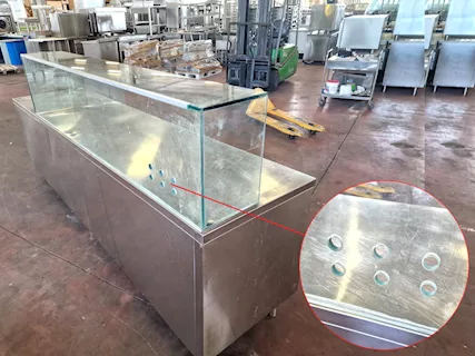 Vetro parasternuti per pizzeria usato - Foto 2