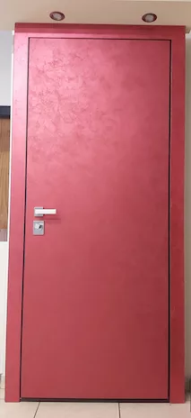 Porta blindata cerniere a scomparsa come nuova