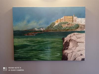 Quadro paesaggio marino Polignano
