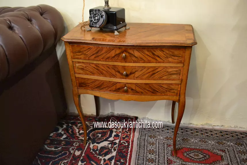 Comodino stile Luigi XV anni 50 - Foto 5