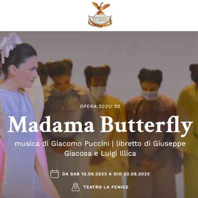 Madama Butterfly - La Fenice 2 biglietti loggione