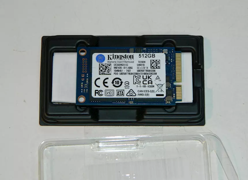 Kingston SSD 512GB SATA3 mSATA + adattatore 1,8”