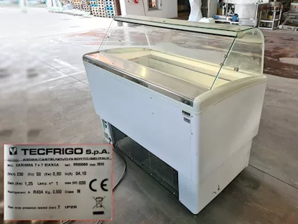 Vetrina freezer per gelati usata, marca Tecfrigo mod - Foto 4