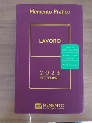 MEMENTO PRATICO LAVORO SETTEMBRE 2023