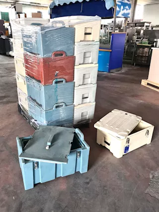Box isolanti per trasporto usati
